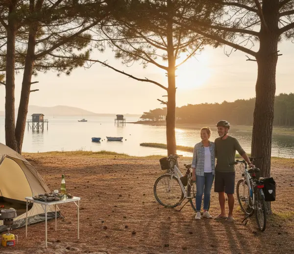 Camping sur le bassin d'arcachon