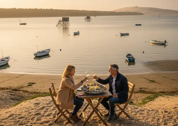 Dégustation sur le bassin d'arcachon